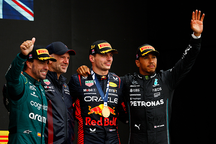Fernando Alonso, Lewis Hamilton, Max Verstappen - F1 Racing Legends